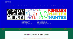 Desktop Screenshot of copy-time.de